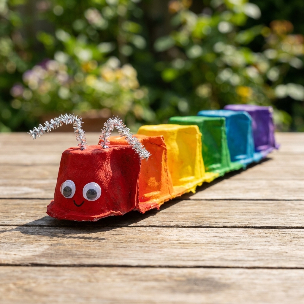 Art ideas for kids using egg cartons