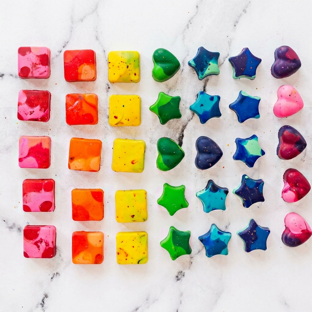 Art ideas using melted wax crayons