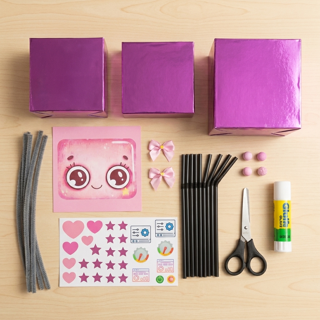 Building a robot from recycled materials