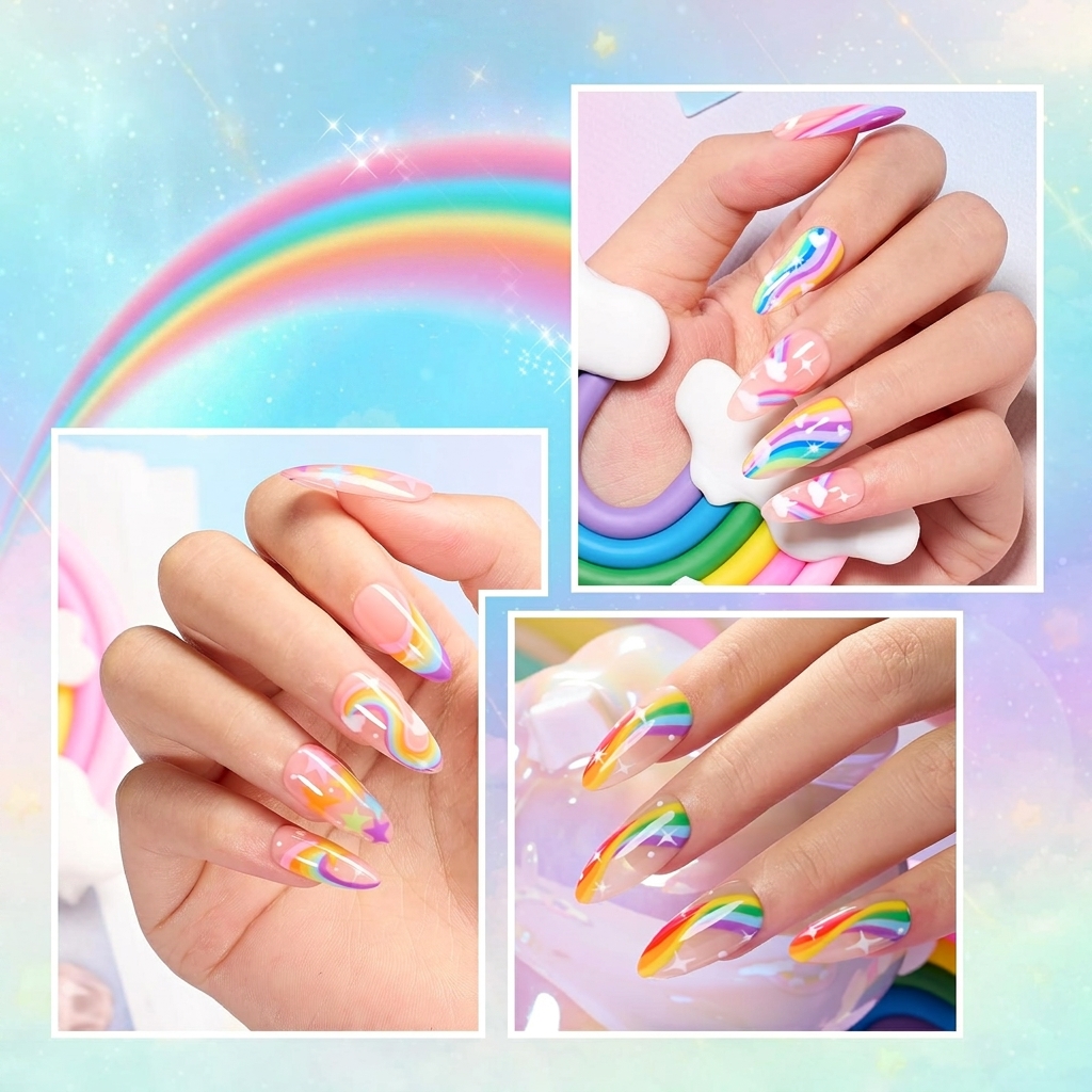 Colorful nail designs
