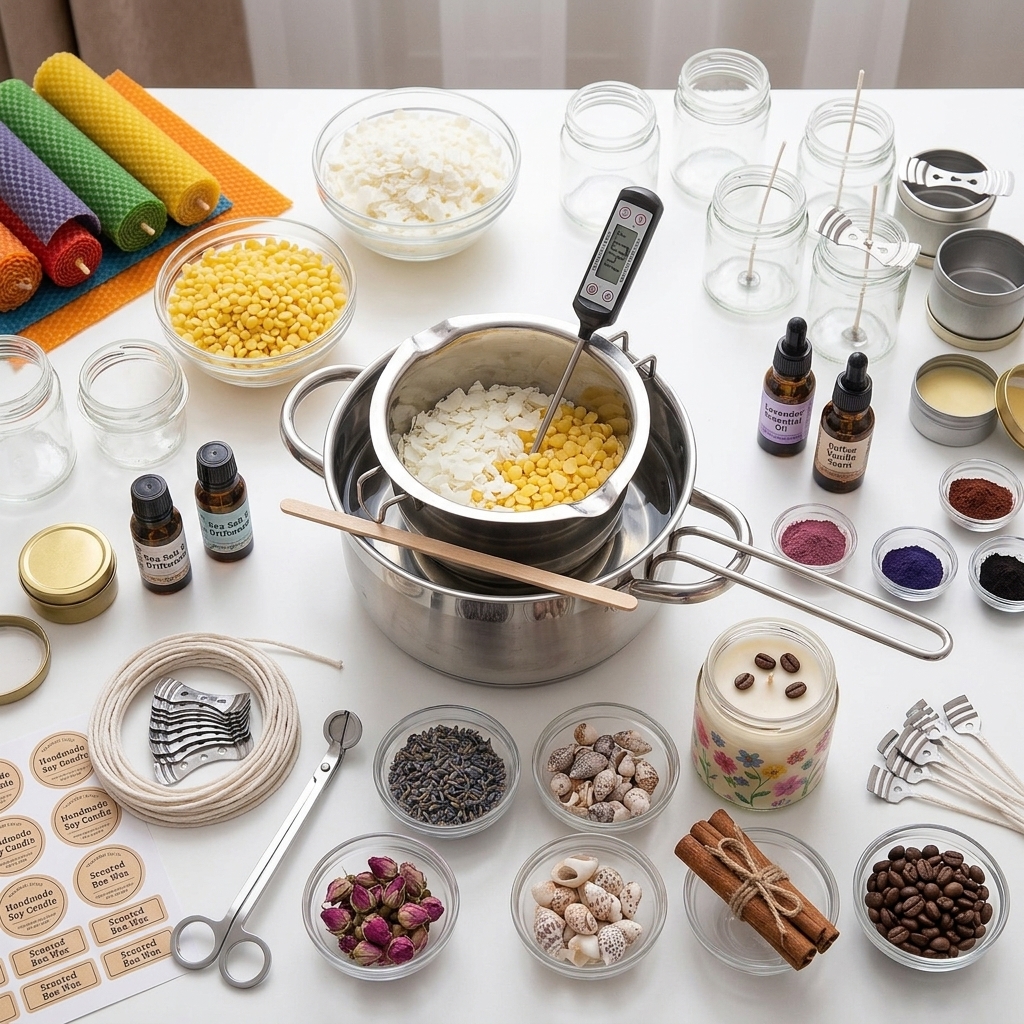 DIY candle making ideas