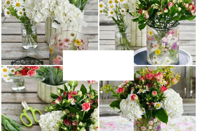 How to Make a Vase from Dried Flowers with Instructions: Best 11 Holiday Crafts