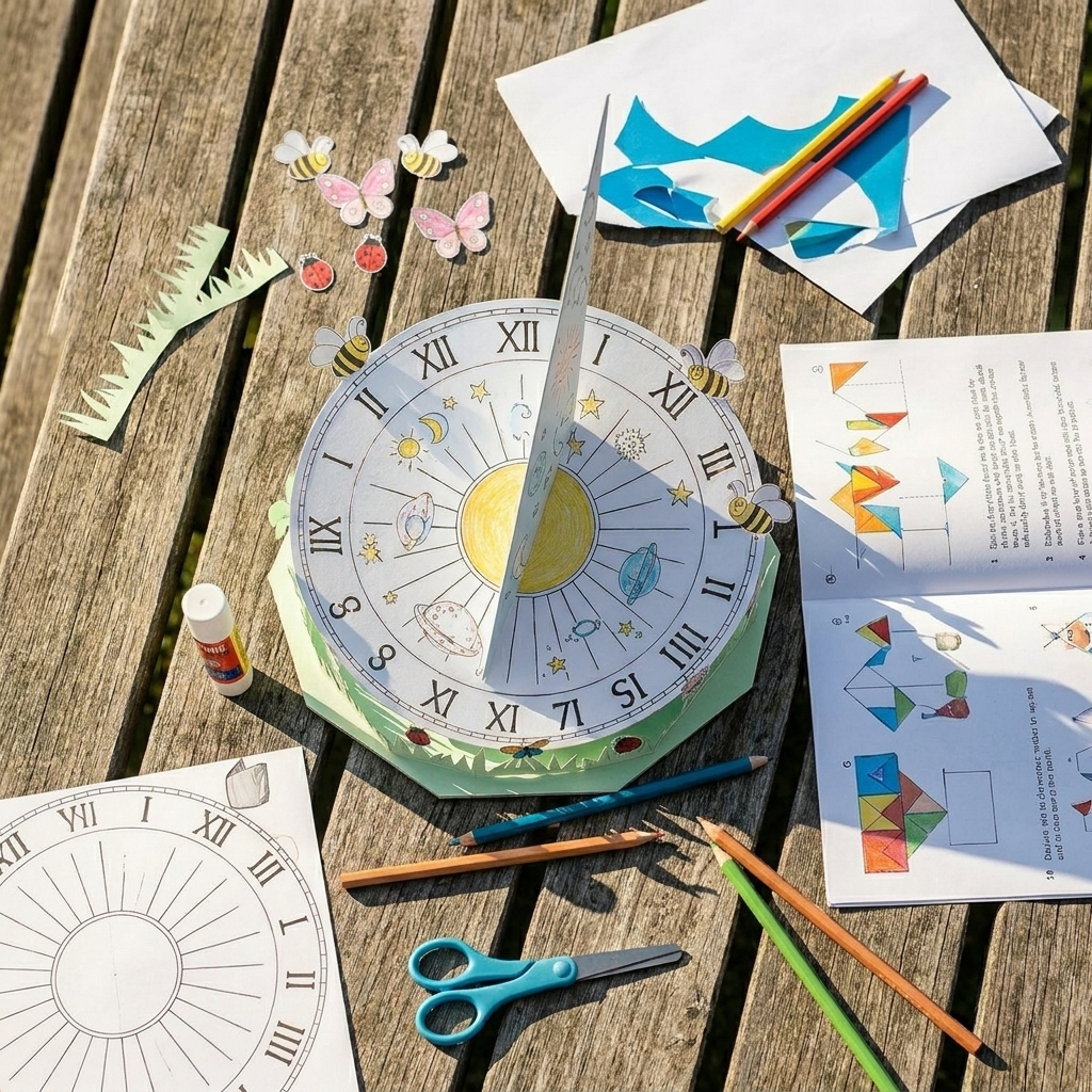 Making a simple sundial