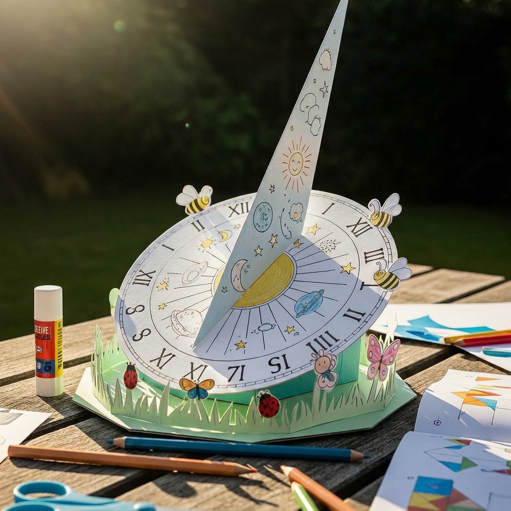 Making a simple sundial