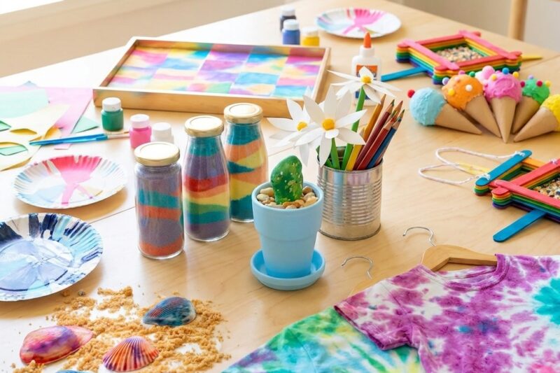 Fun Summer Art Ideas for When You’re Bored: 10 Travel Crafts