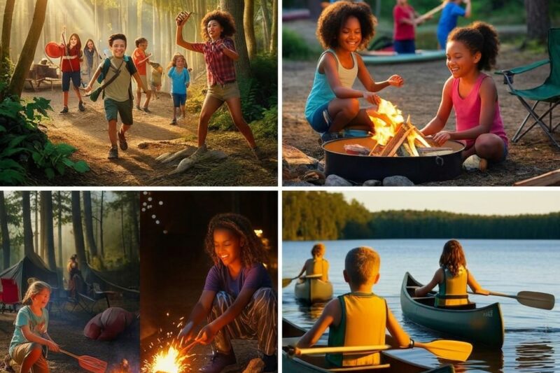 Games without tools for family camping: How 10 Games Create Fun