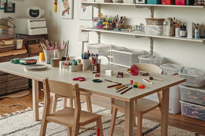 How to Design and Organize the Perfect Craft Room for Kids 5 Tips