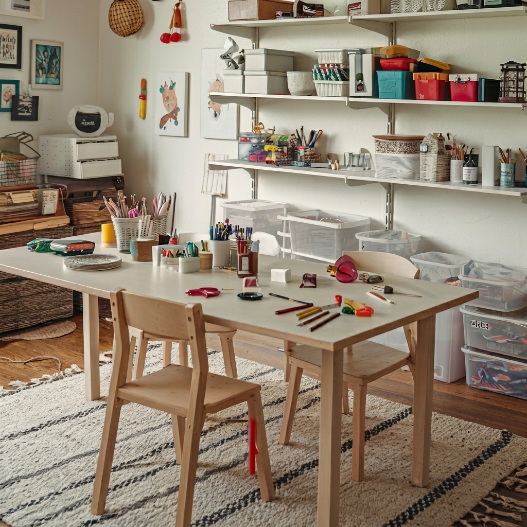 How to Design and Organize the Perfect Craft Room for Kids