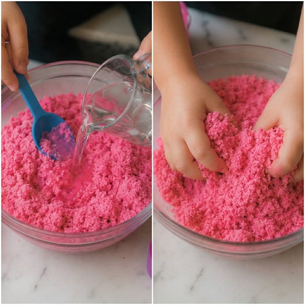 How to Make Glow-in-the-Dark Kinetic Sand