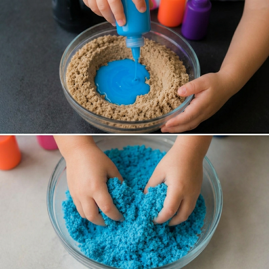 How to Make Glow-in-the-Dark Kinetic Sand