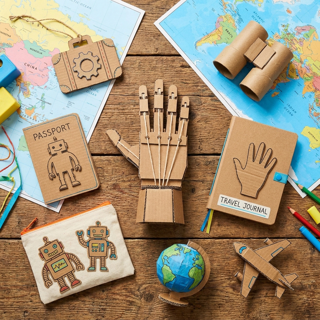 How to make a robotic hand out of cardboard