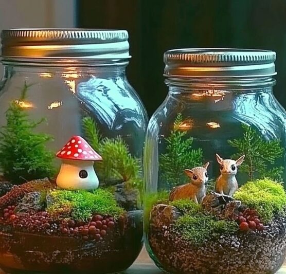 How to make a small forest inside a jar: How 7 Crafts Inspire Travel