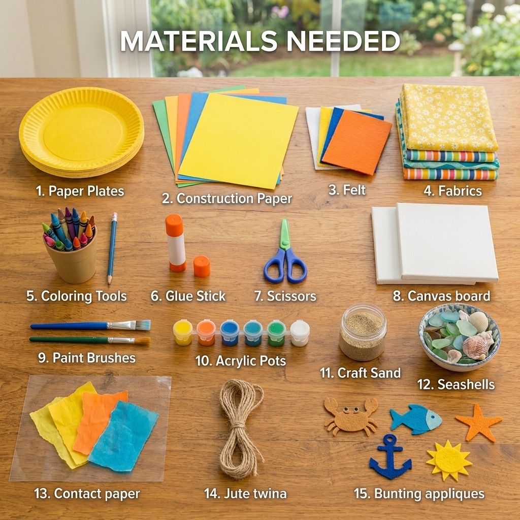 Ideas for summer crafts that children will love