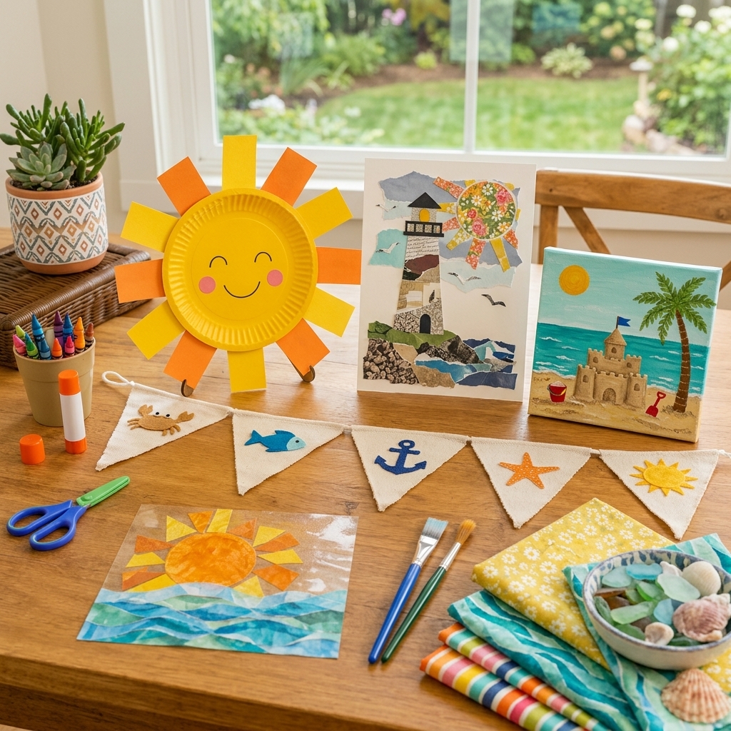 Ideas for summer crafts that children will love