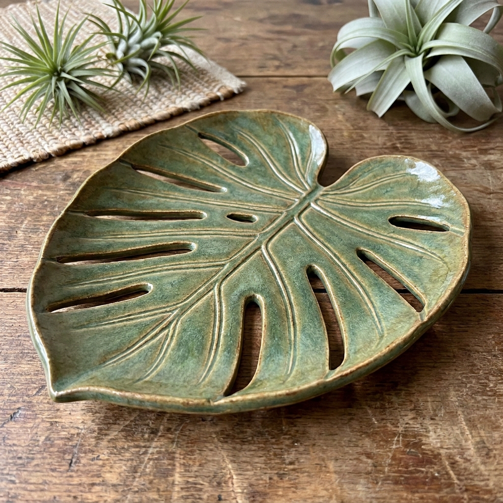 Leaf Clay Dish