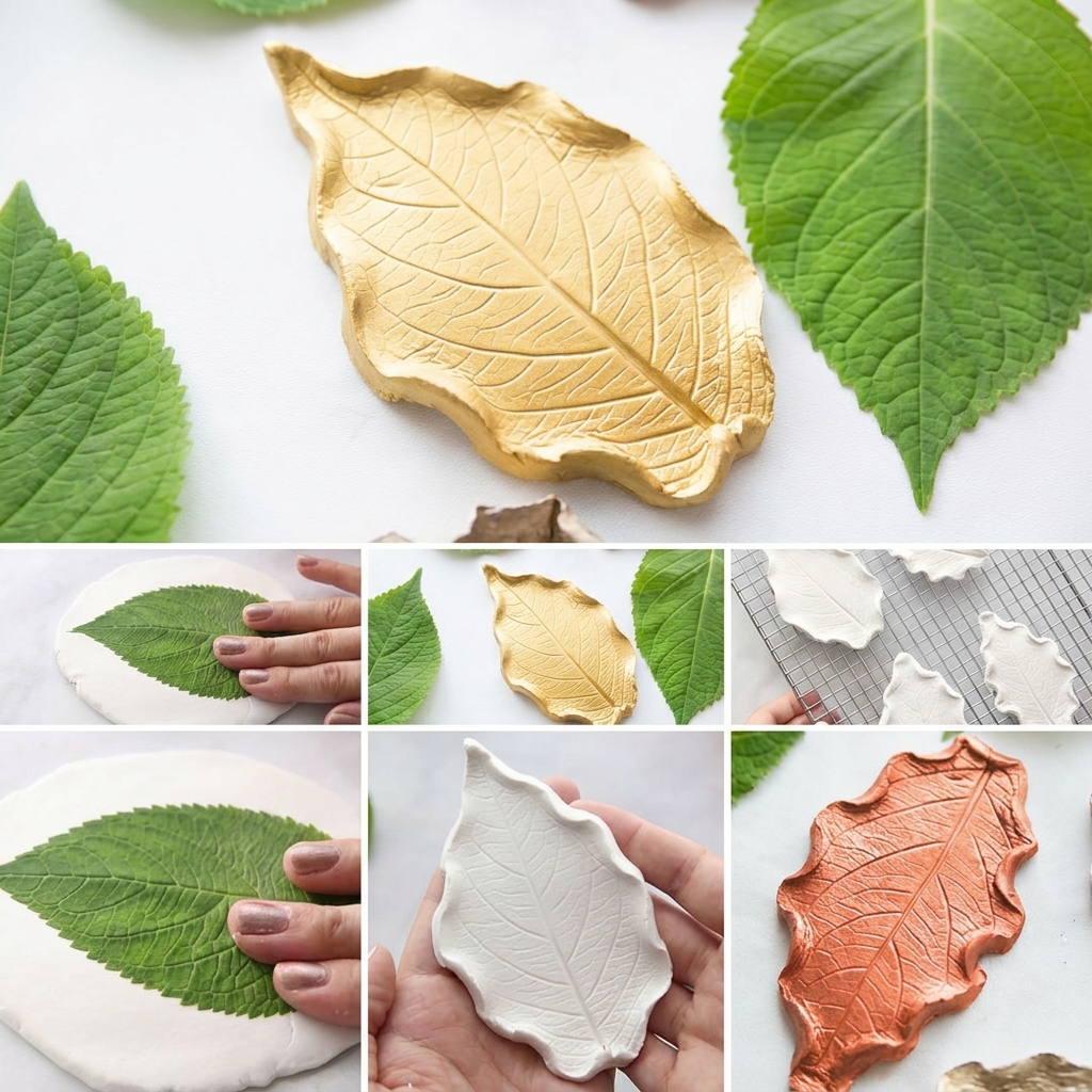 Leaf Clay Dish