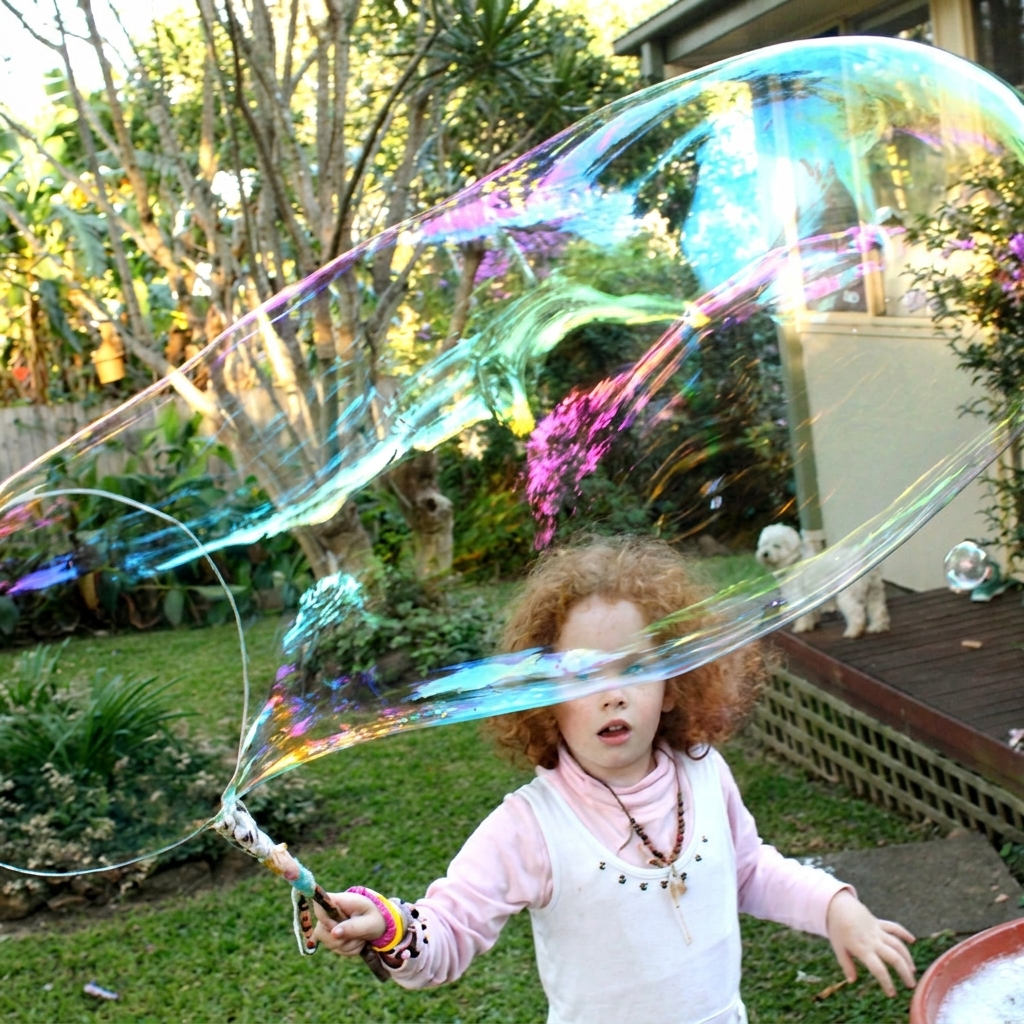 Make your own giant bubble wand