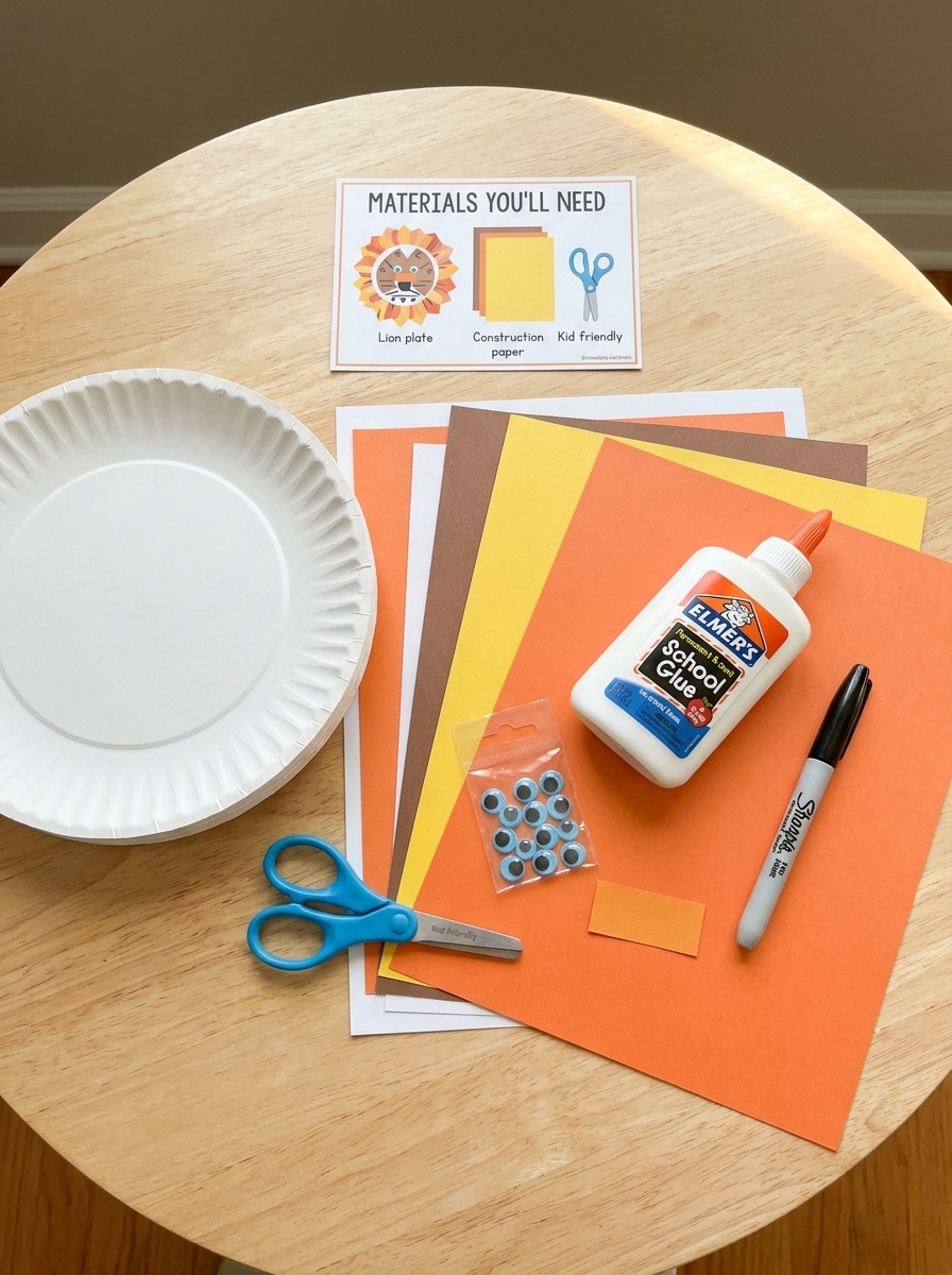Making animals from paper plates