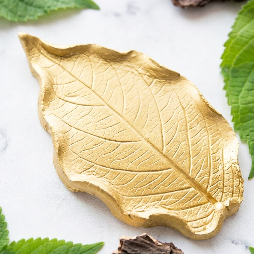 Project 1 Classic Leaf Clay Dish