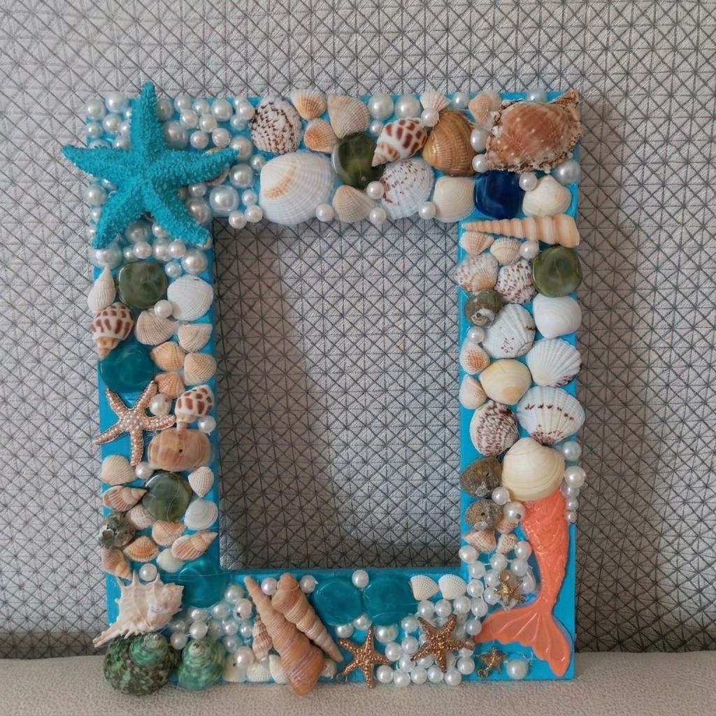 Project 4 Seashell Picture Frames