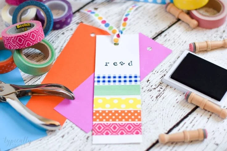 Project 5 Washi Tape Bookmarks