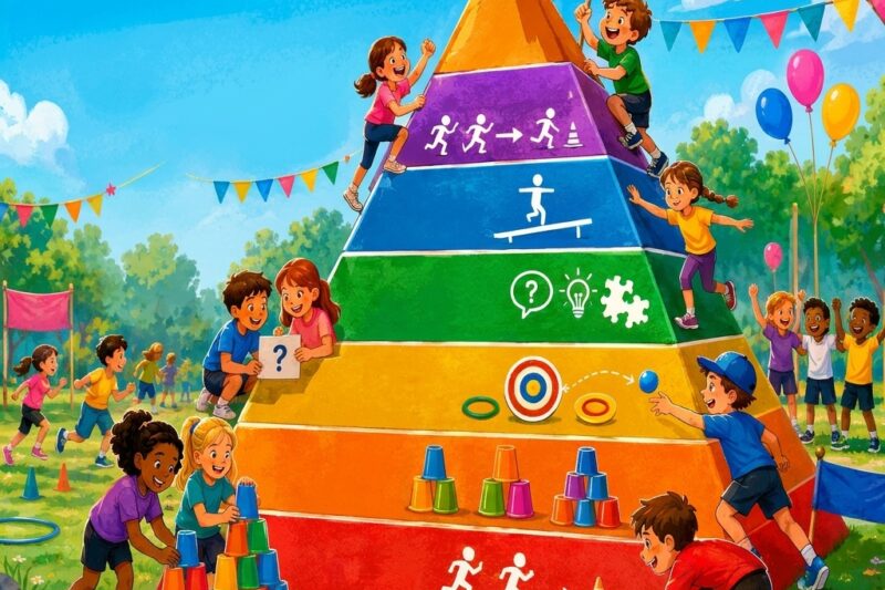 The Pyramid of Challenges is a great game for children: 10 Best Learning Benefits