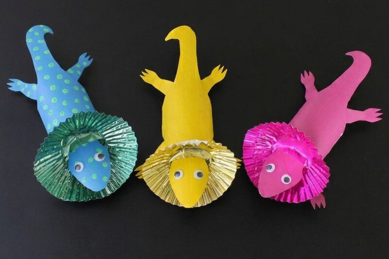 Ruffled neck lizard craft, craft train: 10 Best Travel Ideas