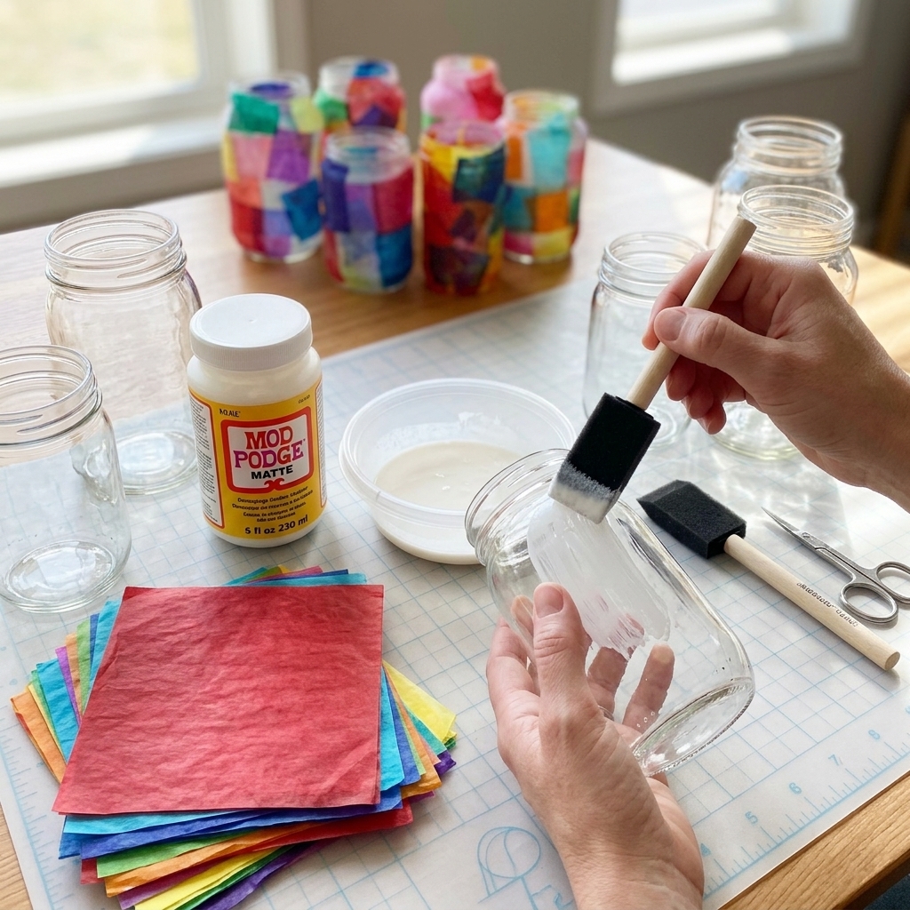 Stained Glass Crafts Suitable for Children