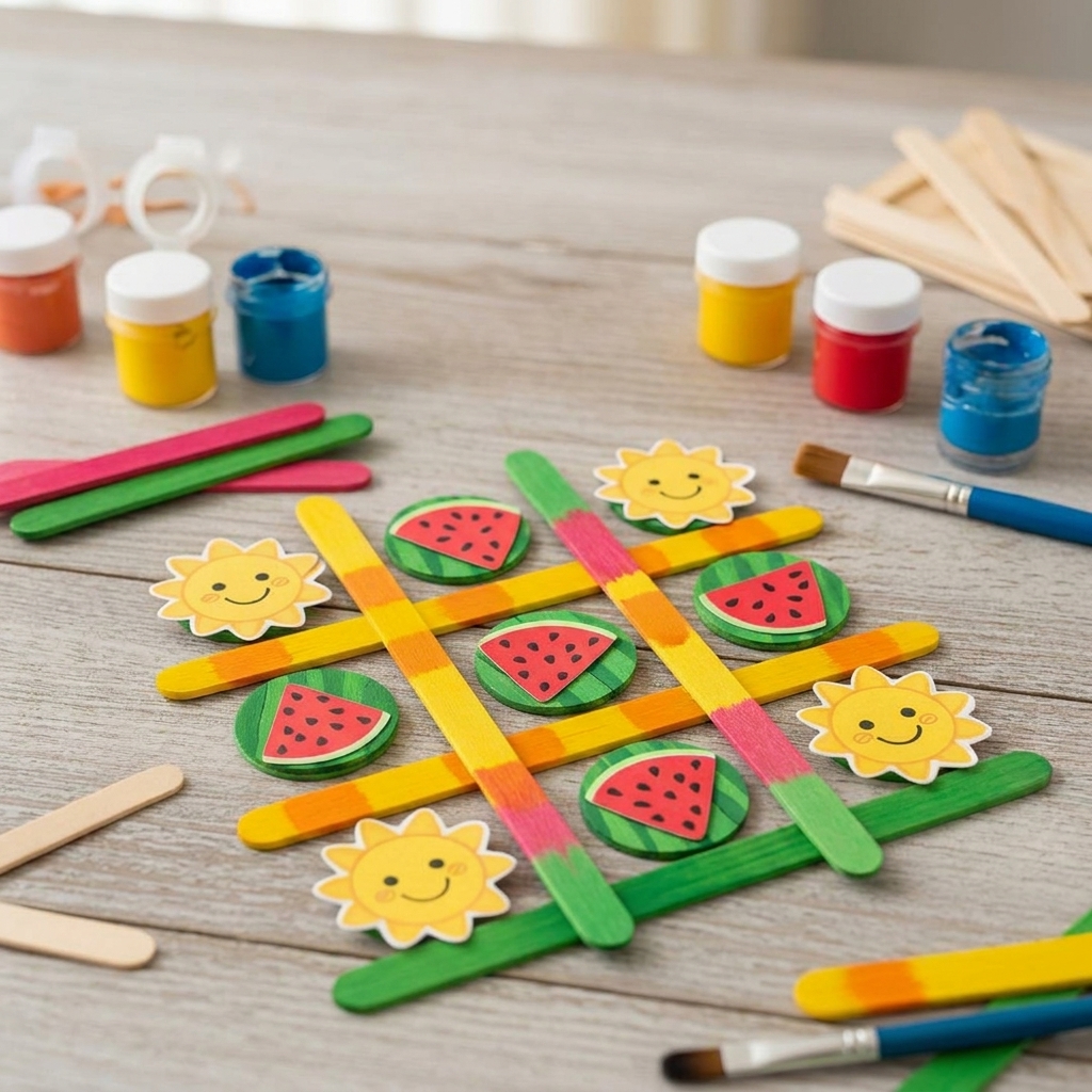Summer crafts for kids without screens