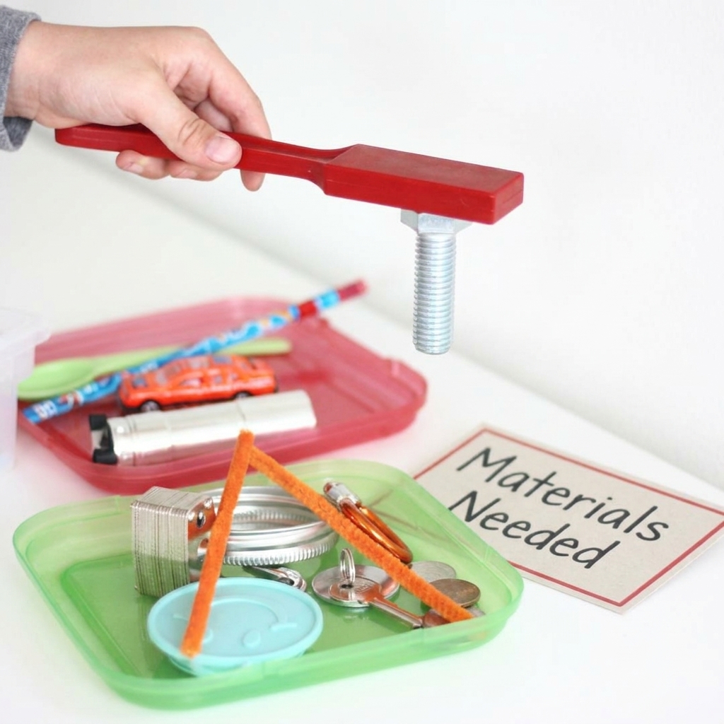 The magnet experiment and metal discovery