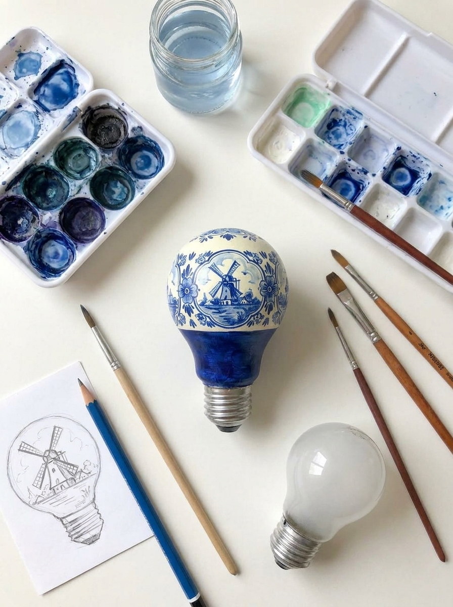 The most beautiful idea for decorating lamps looks surprisingly nice