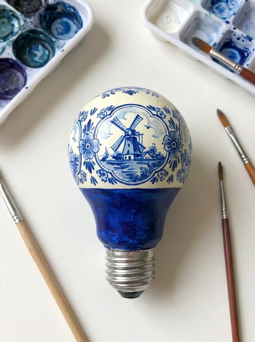 The most beautiful idea for decorating lamps looks surprisingly nice