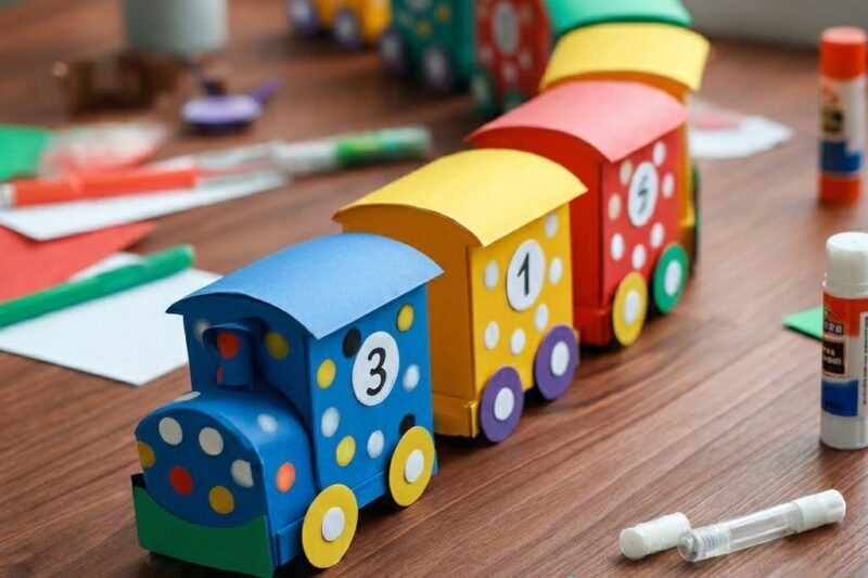 The moving paper train project.: 10 Best Travel Crafts