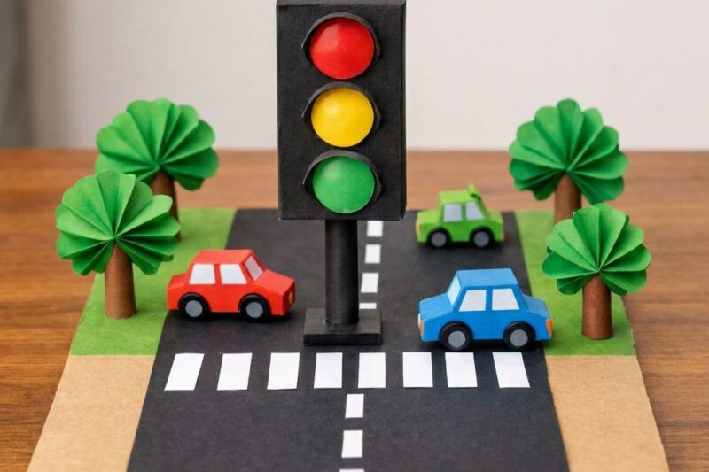 Traffic light (school project, traffic light idea): How 9 Easy Ideas