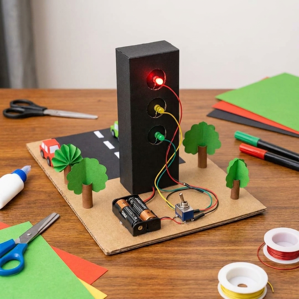 Traffic light (school project, traffic light idea)