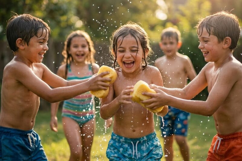Water games for children. Why 7 camping water games boost fun