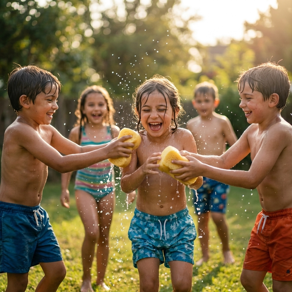 Water games for children.