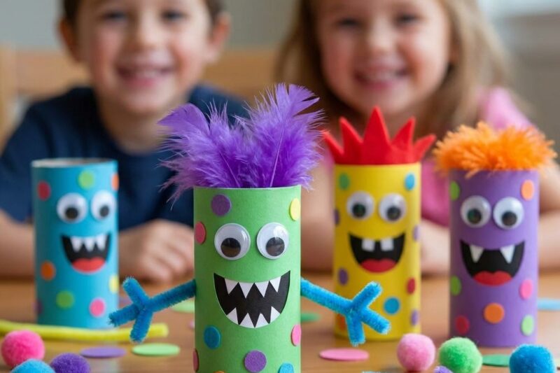 Making cute monsters out of plastic spoons: Why 9 Travel Crafts Work