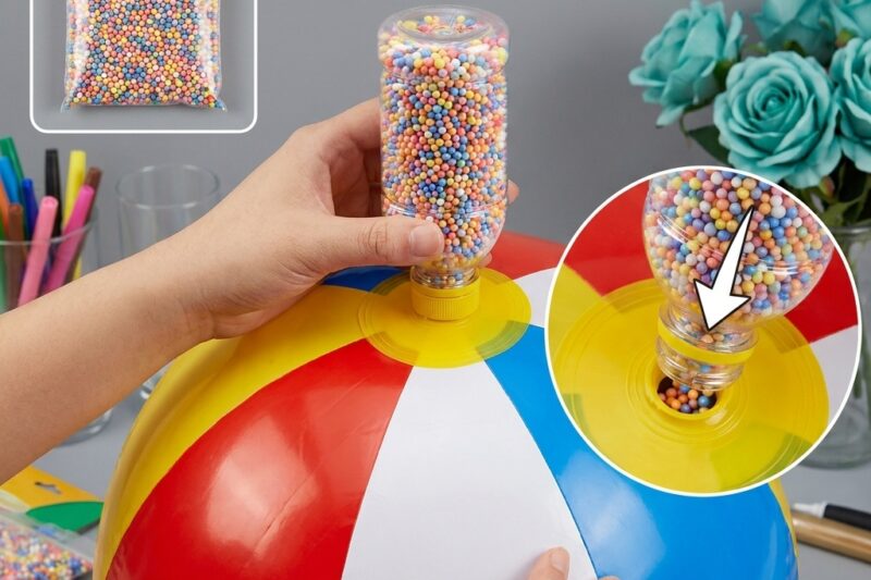 DIY: An idea for using a plastic bottle to make inflatable equipment: Why 8 Kids Love This Idea