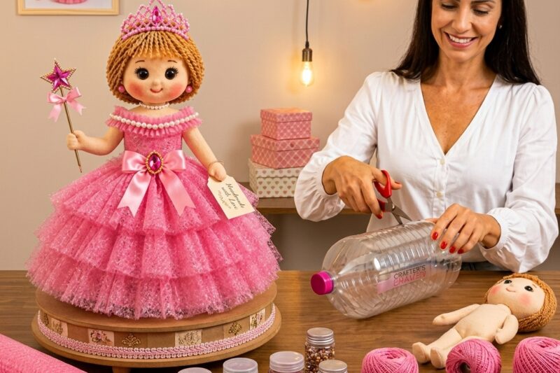 The amazing transformation of a plastic bottle into a princess doll: 10 Best Travel Crafts