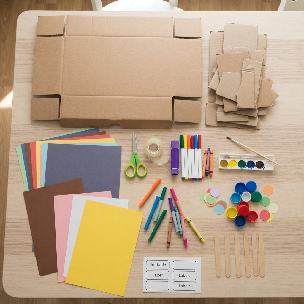 A cardboard bakery