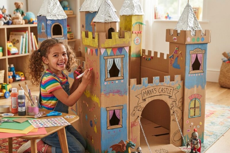 Cardboard Castle: A Magical DIY Craft Project for Kids