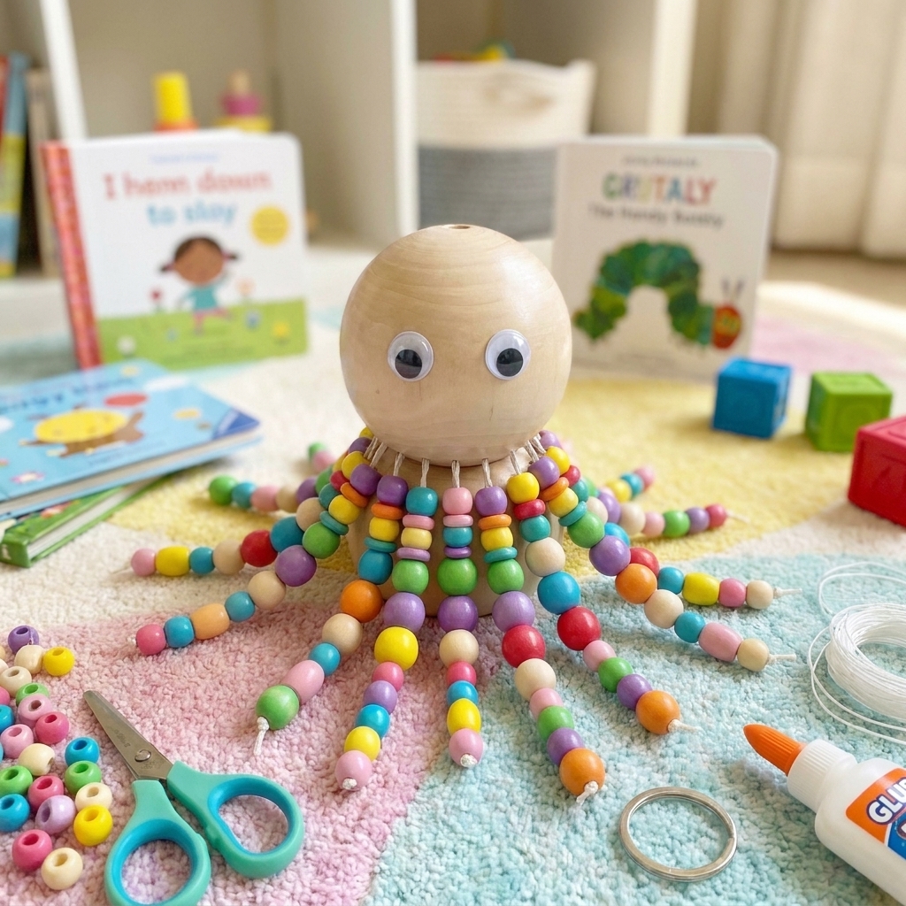 cute beaded octopus