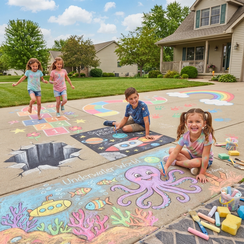 Chalk art