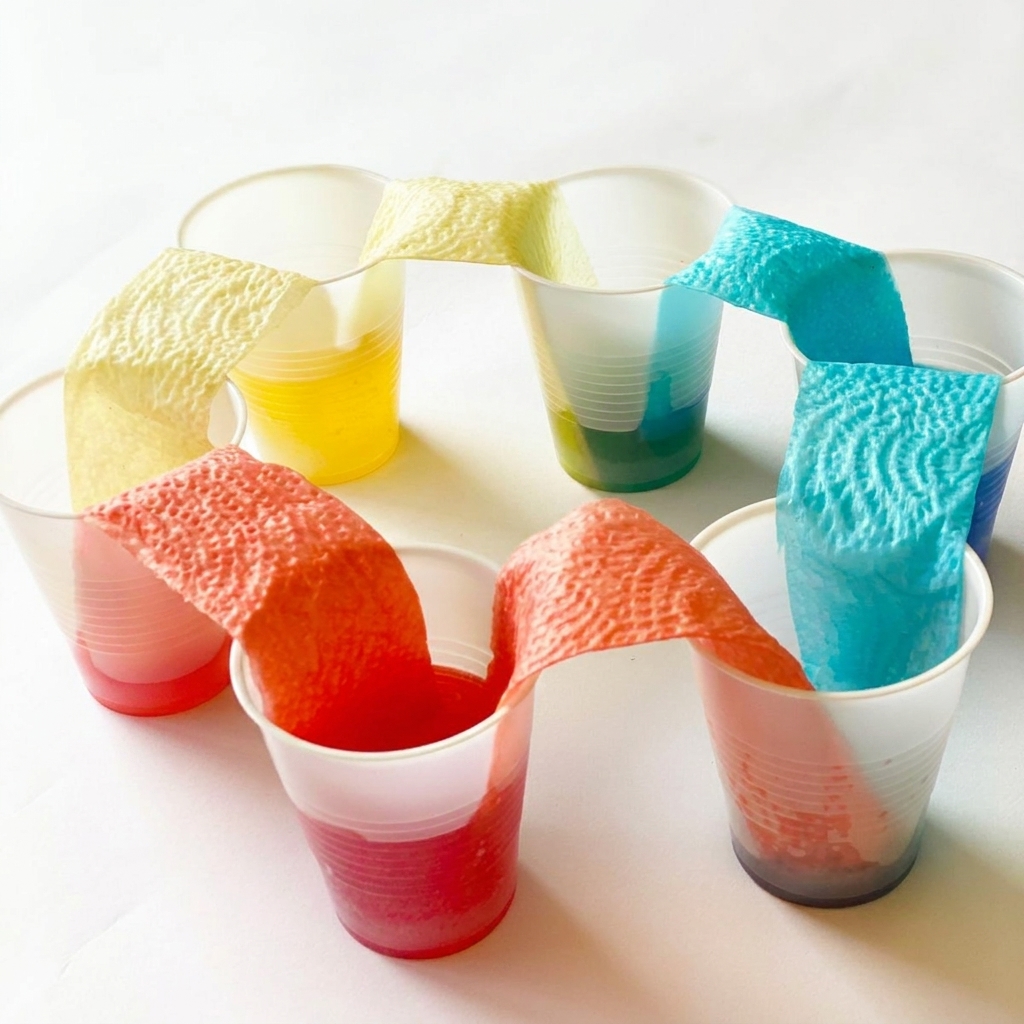 Color Transfer Between Cups Experiment