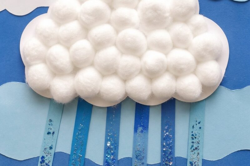 Cotton Ball Clouds: A Fun and Creative Craft Project Children Love