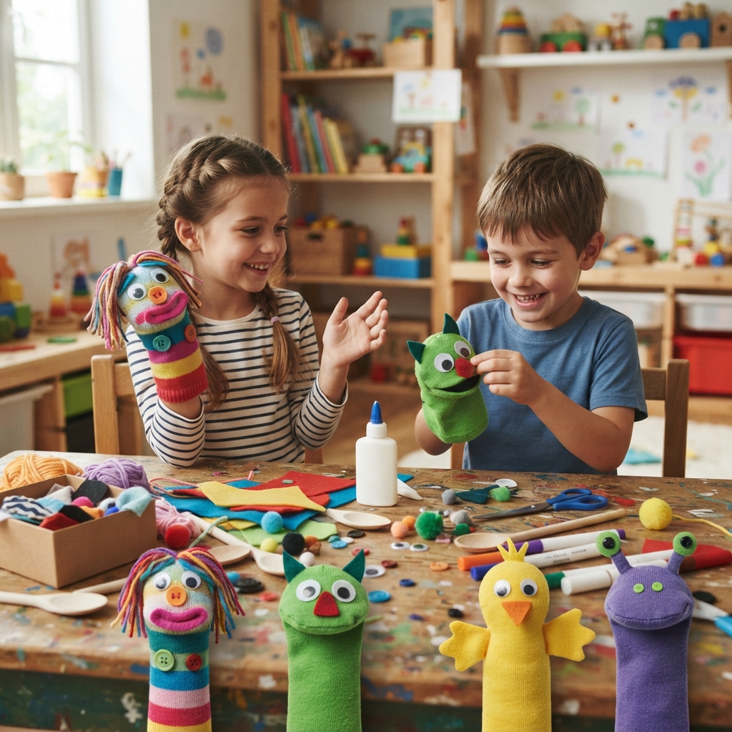 DIY handmade puppet project