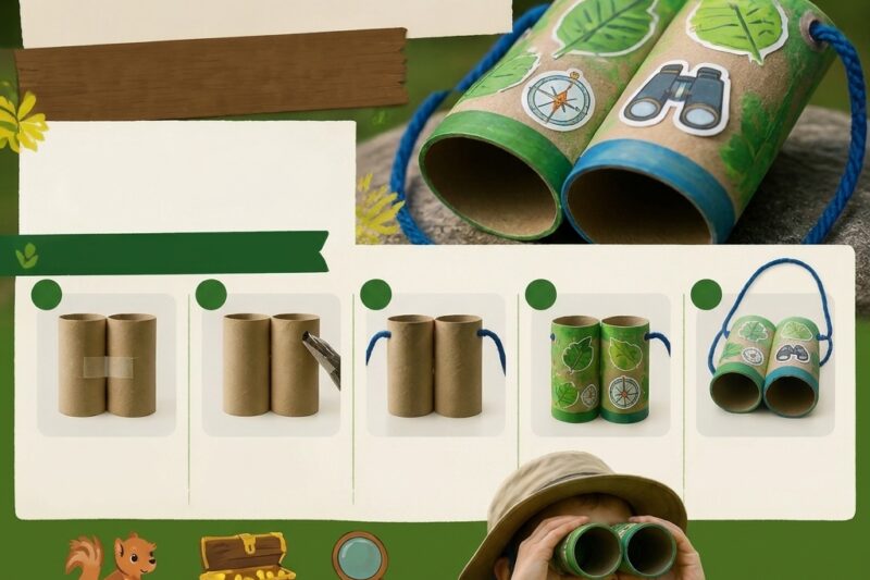 DIY Telescope Made from a Toilet Paper Roll: A Fun Craft Project Kids Love