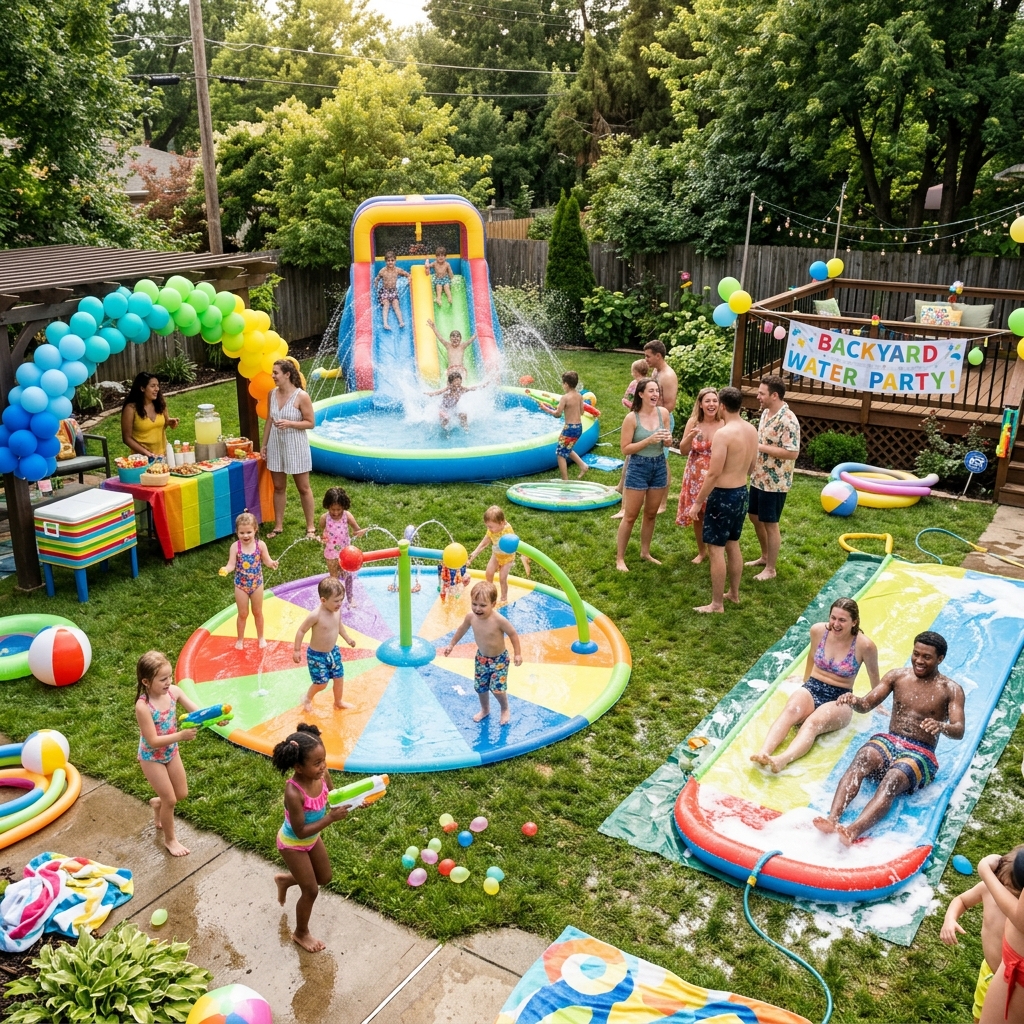 Here Are Some Great Ideas for Backyard Water Parties!