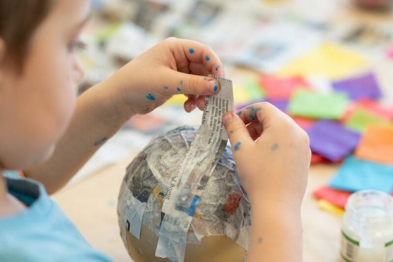 How to Make a Colorful Paper Planet Earth That Every Child Will Love